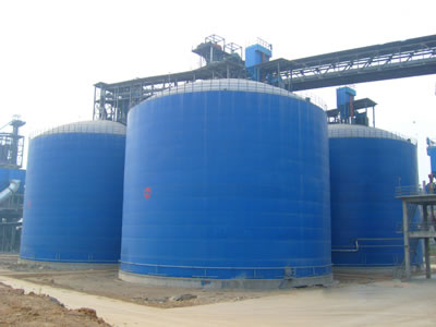 山阳水泥钢板库改造