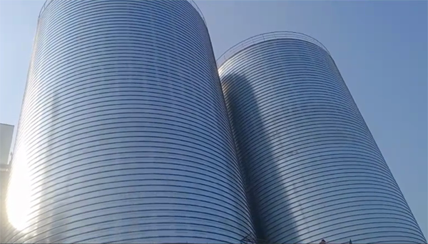 山阳2座混凝土高架卷板仓